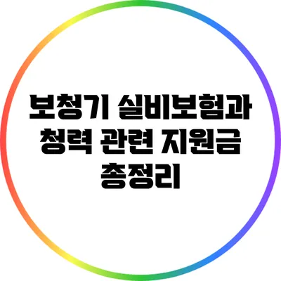 보청기 실비보험과 청력 관련 지원금 총정리